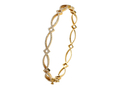 18kt yellow gold Eternity bracele with .66 cts diamonds. Available in white, yellow, or rose gold.
